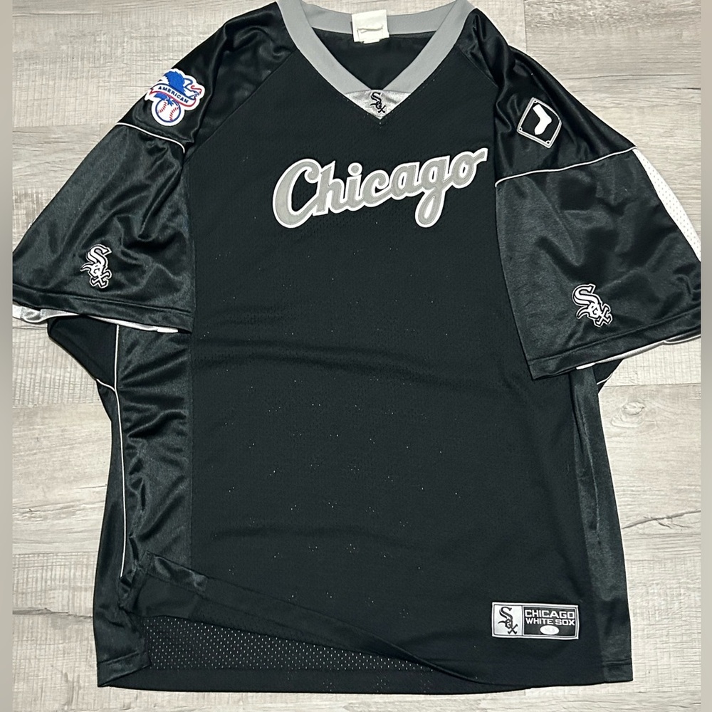 1990s Vintage MLB Chicago White Sox Lee Sports baseball jersey. 3XL